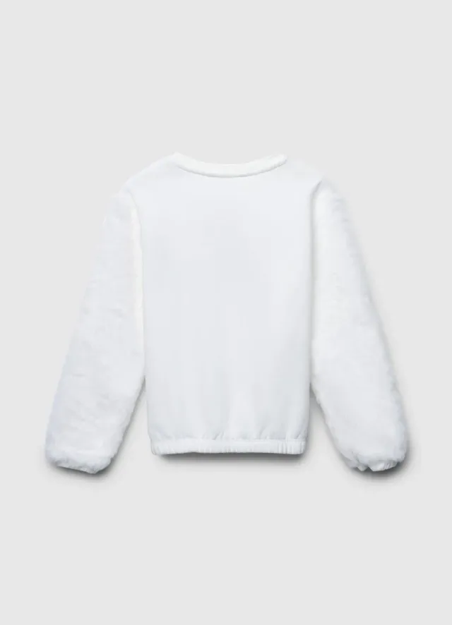 Calliope Sweat Glitter sweat fille inscription brillant