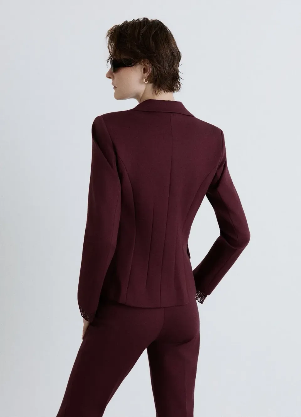 Calliope veste zippée femme col tailleur