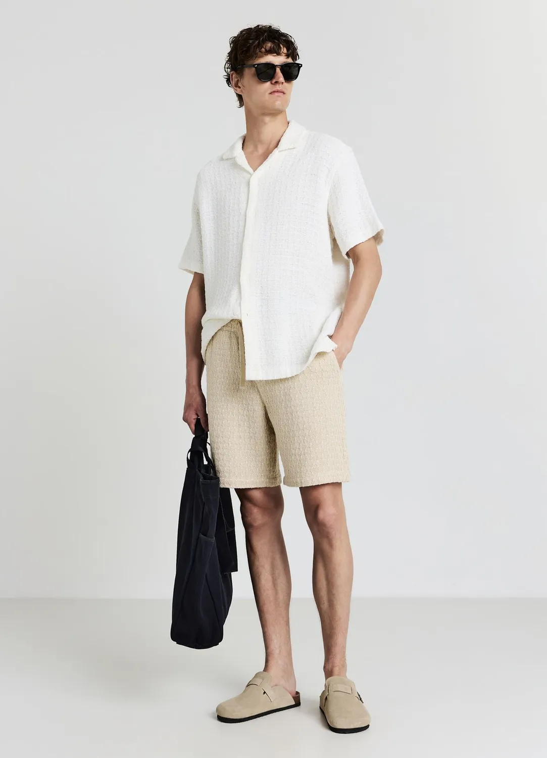 Calliope short jogging homme taille L coton poches