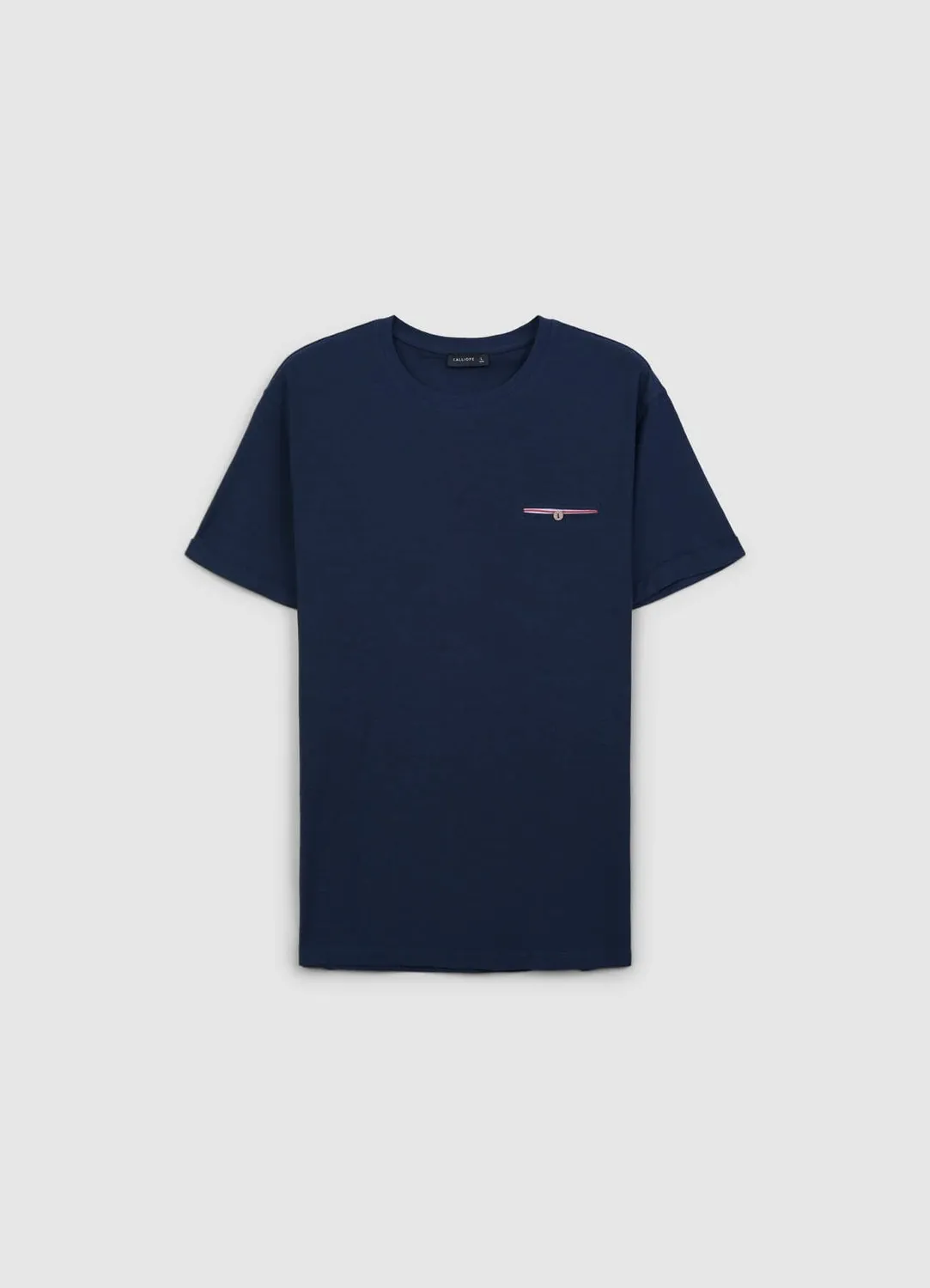 Calliope t-shirt taschino coton homme uni