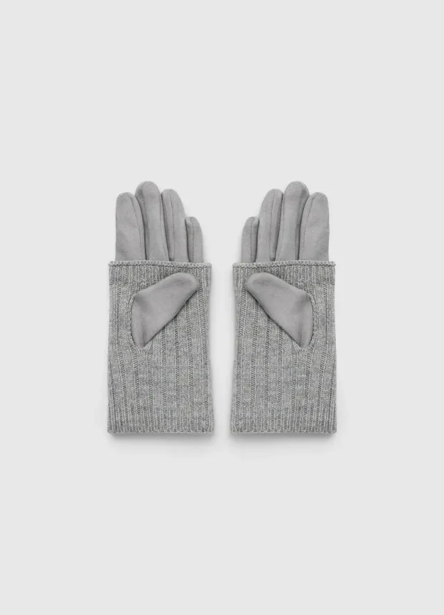 Calliope gants moufle femme côtelés hiver