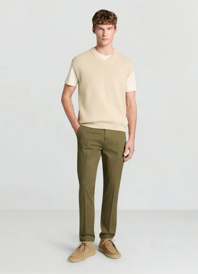 Calliope T-shirt homme col rond uni manches courtes