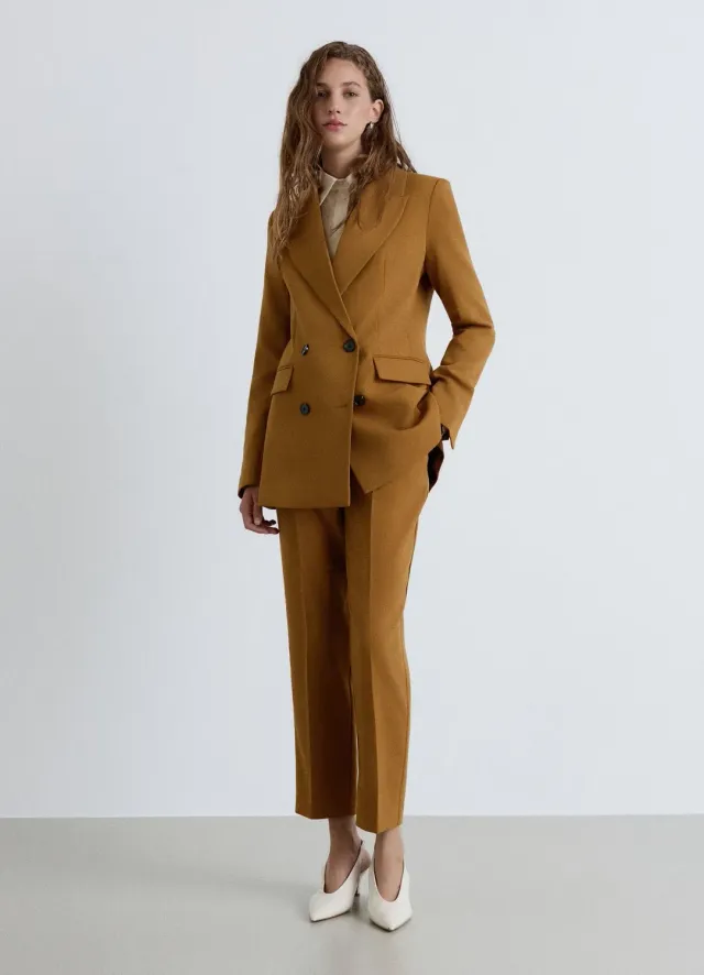 Calliope veste double boutonnage femme cintrée