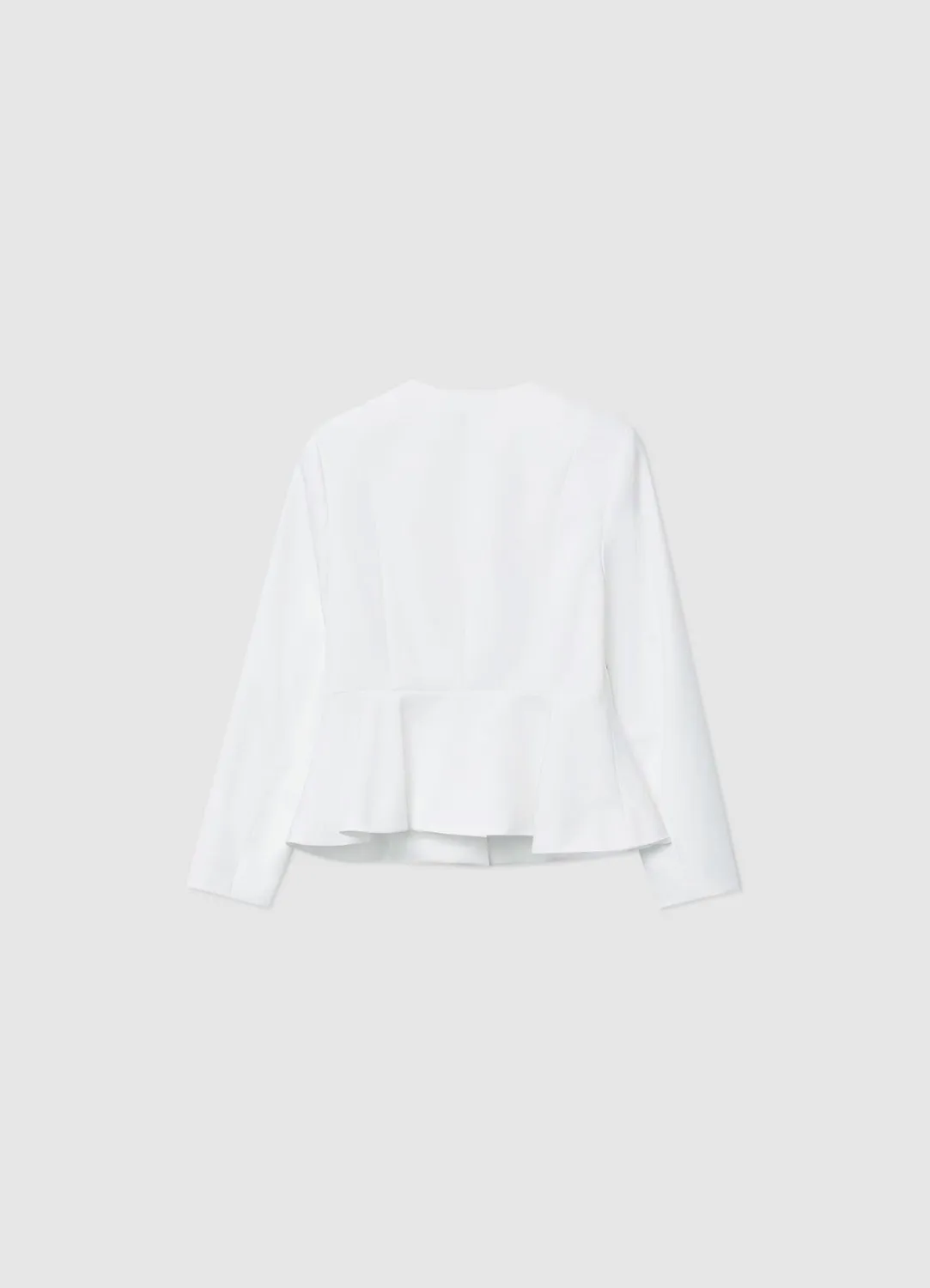 Calliope veste péplum femme boutons décoratifs