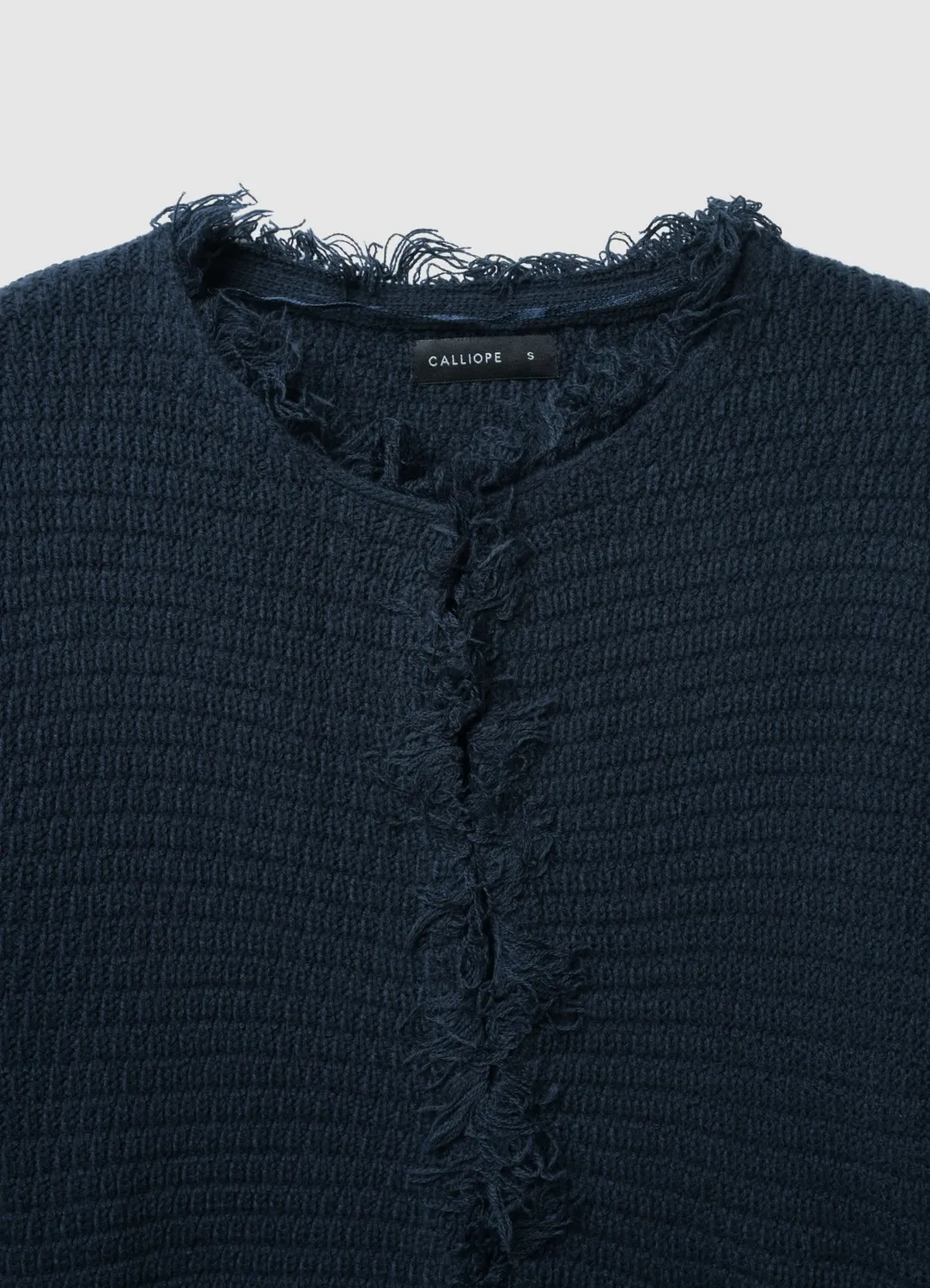 Calliope cardigan franges femme col rond