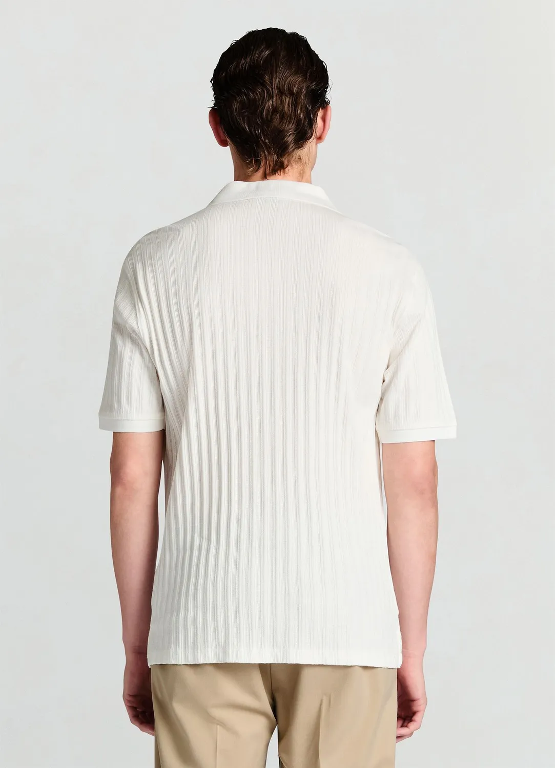 Calliope T-shirt polo homme côtelé derby
