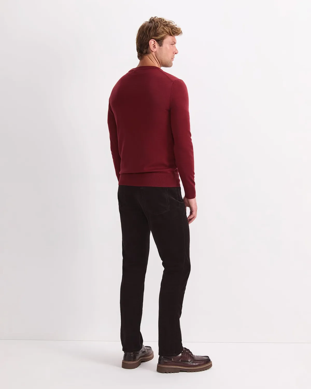 Sportscraft Merino Crew Neck pull laine mérinos homme