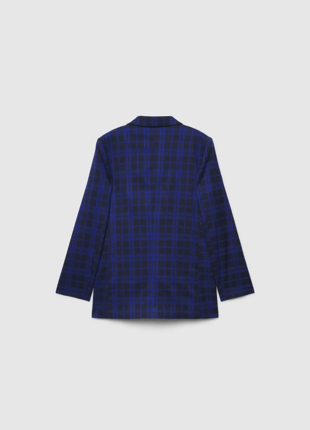 Calliope veste ouverte à carreaux femme coupe droite