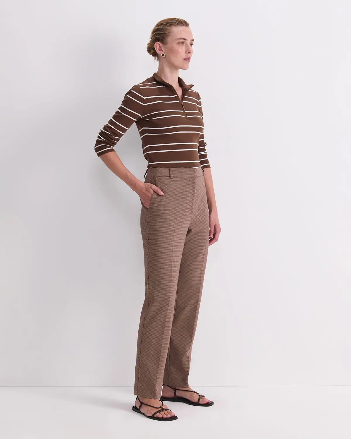 Sportscraft Yvette pantalon carreaux taille 10