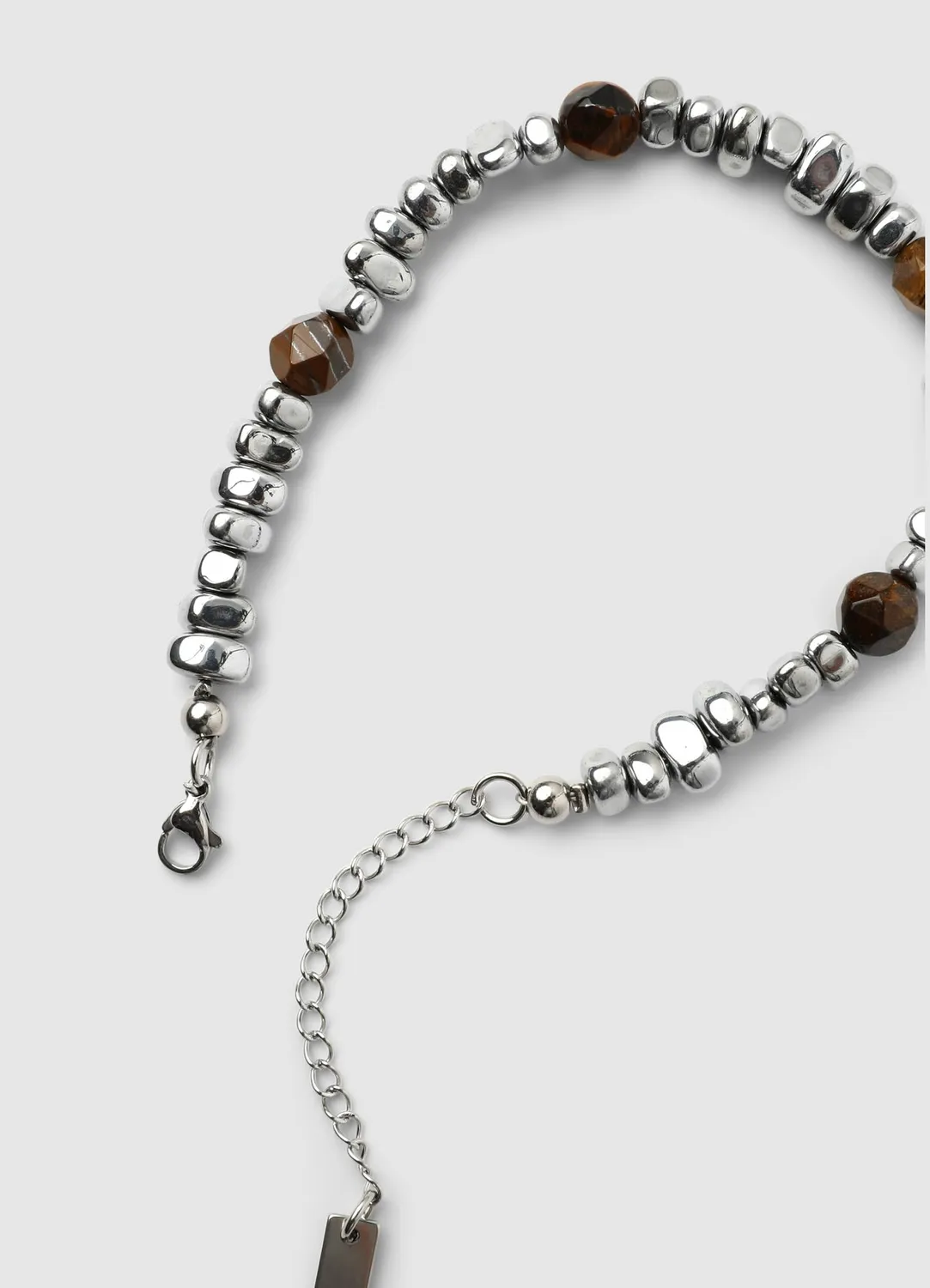 Calliope Bracelet homme perles métal pierres