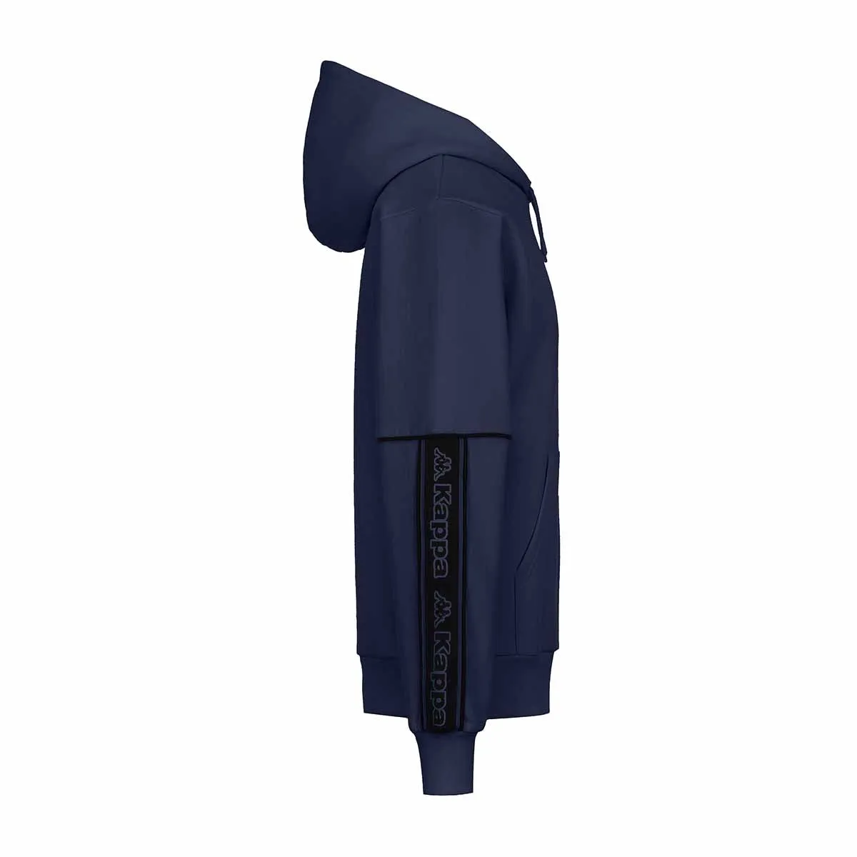 Kappa Tape Iackson hoodie homme bleu polaire