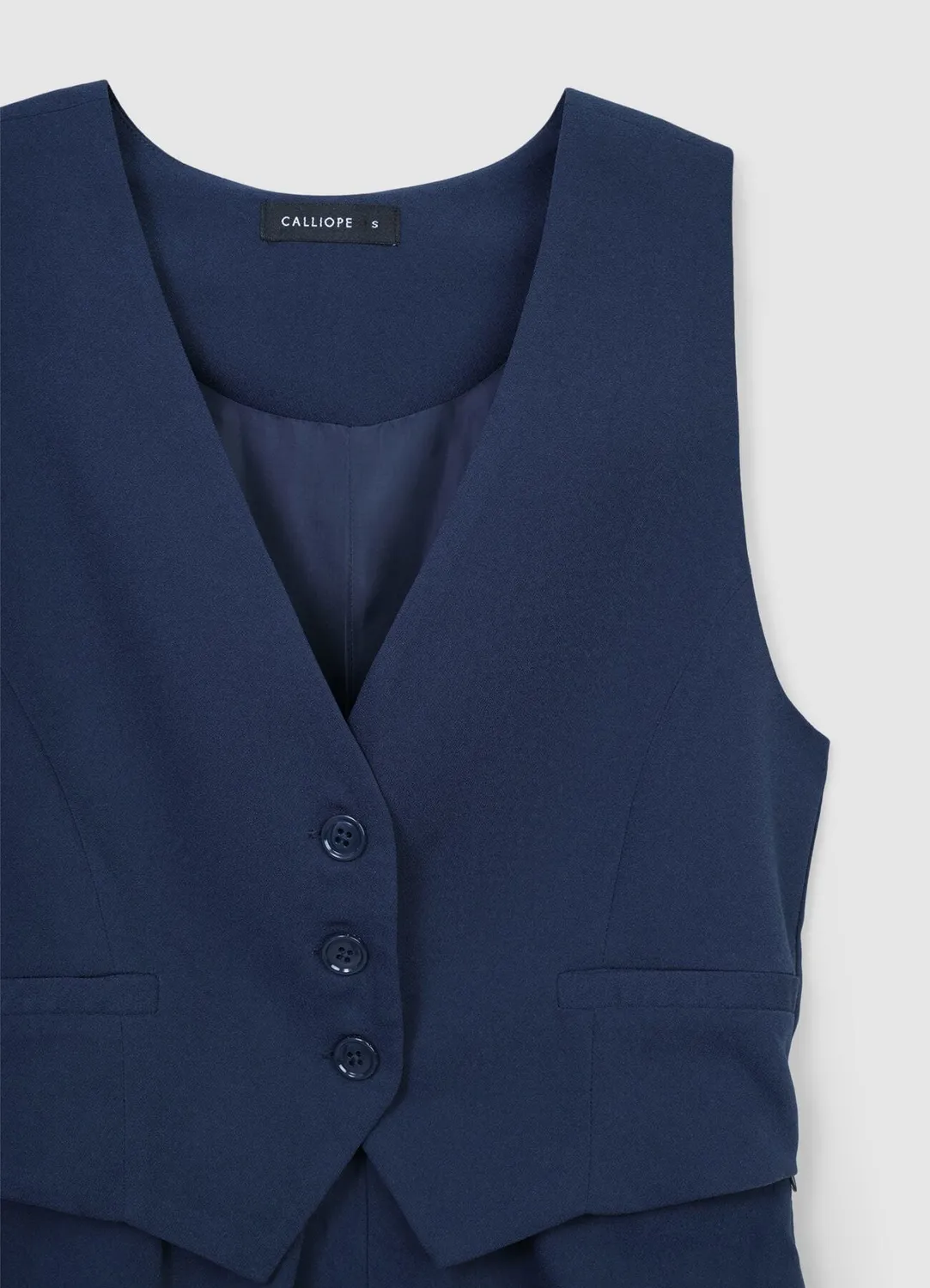 Calliope combinaison gilet combinaison femme palazzo