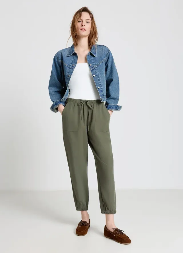 Calliope jogger femme coulisse poches