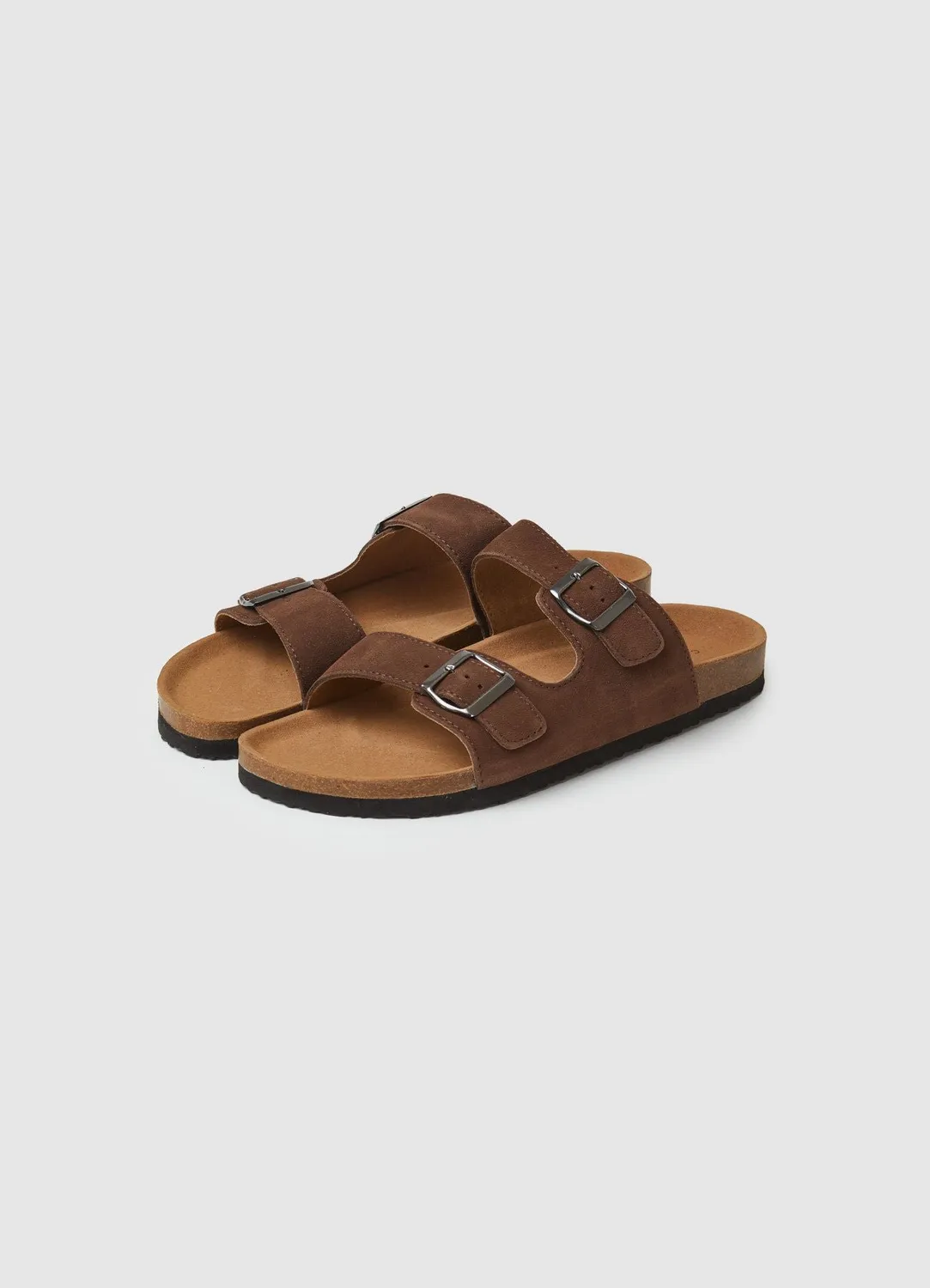 Calliope sandales homme cuir boucles