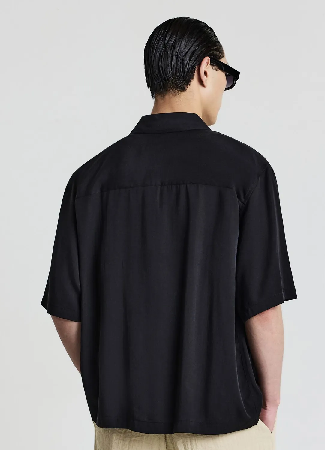 Calliope chemise homme manches courtes unie