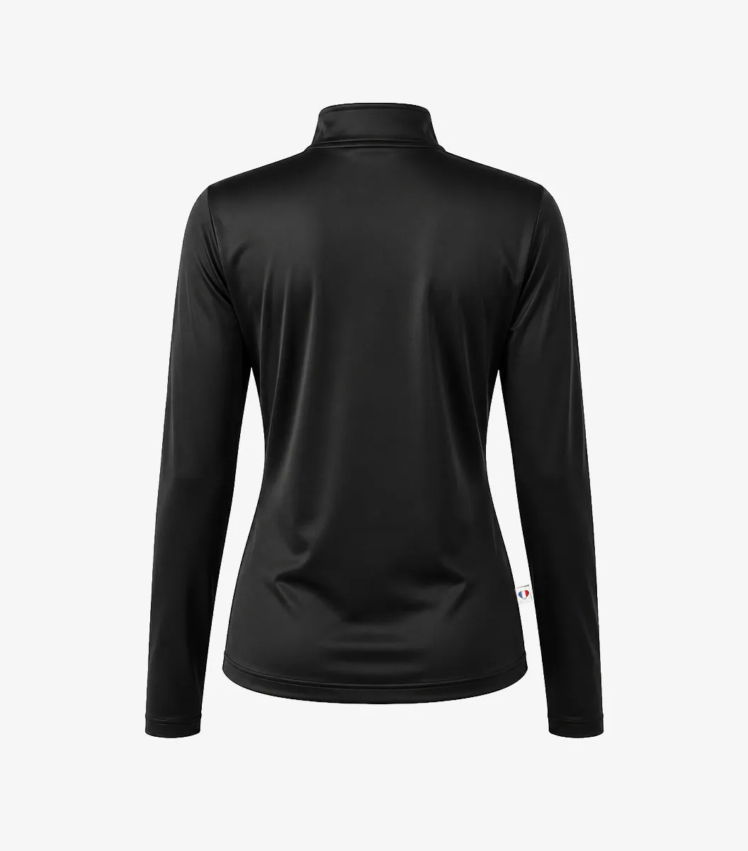 Cocorico Boost veste zippée sport femme noir stretch