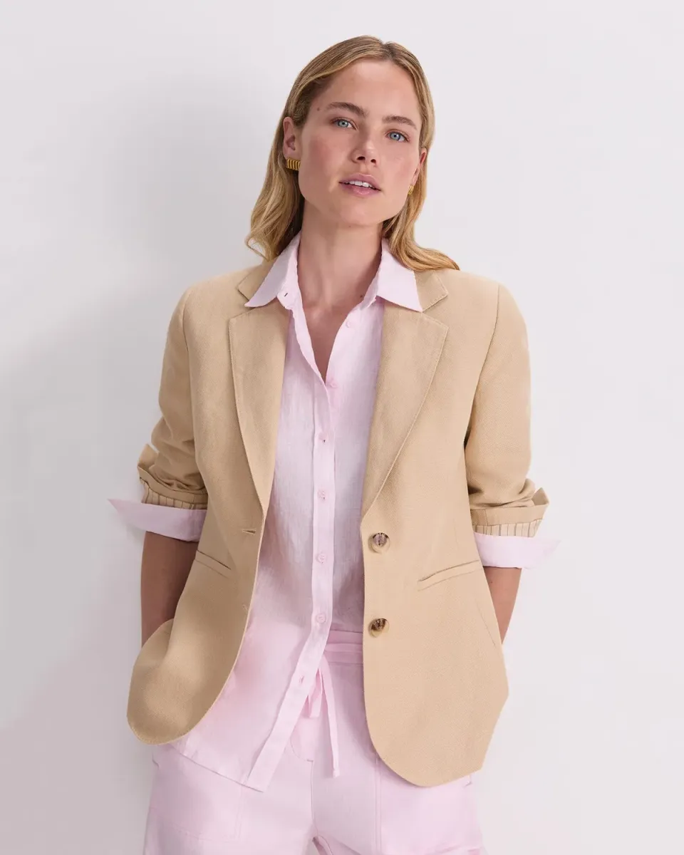 Sportscraft Sloane blazer femme lin coton tailleur