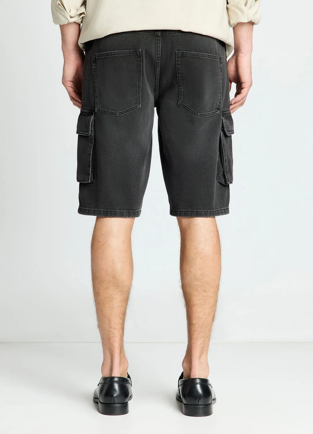 Calliope bermuda homme jean cargo regular poches