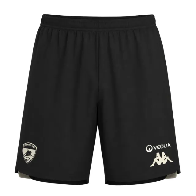 Robe di Kappa Ryder short Clermont Foot enfant gris