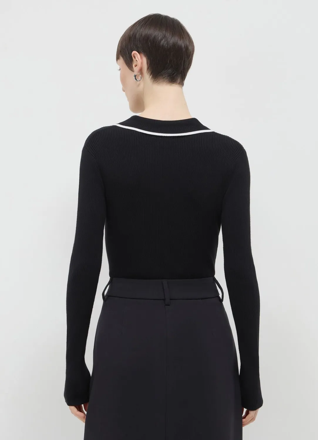 Calliope cardigan polo femme boutons coupe regular