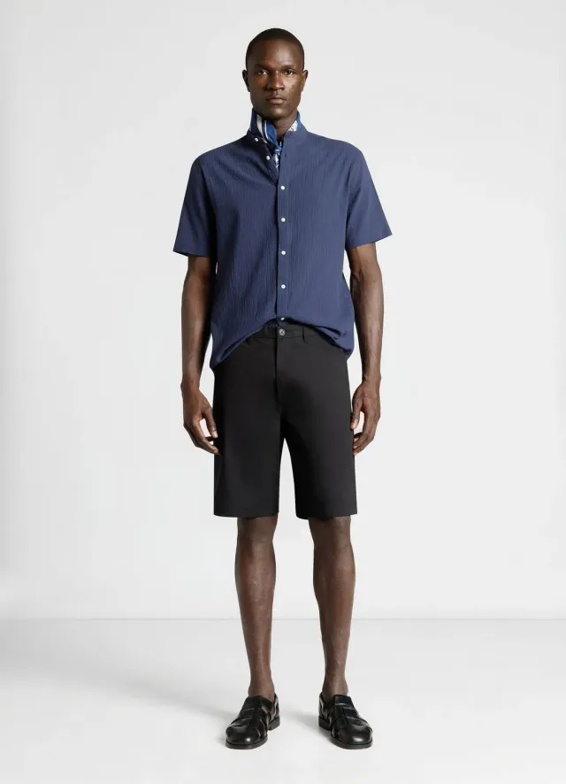 Calliope col coréen chemise homme unie