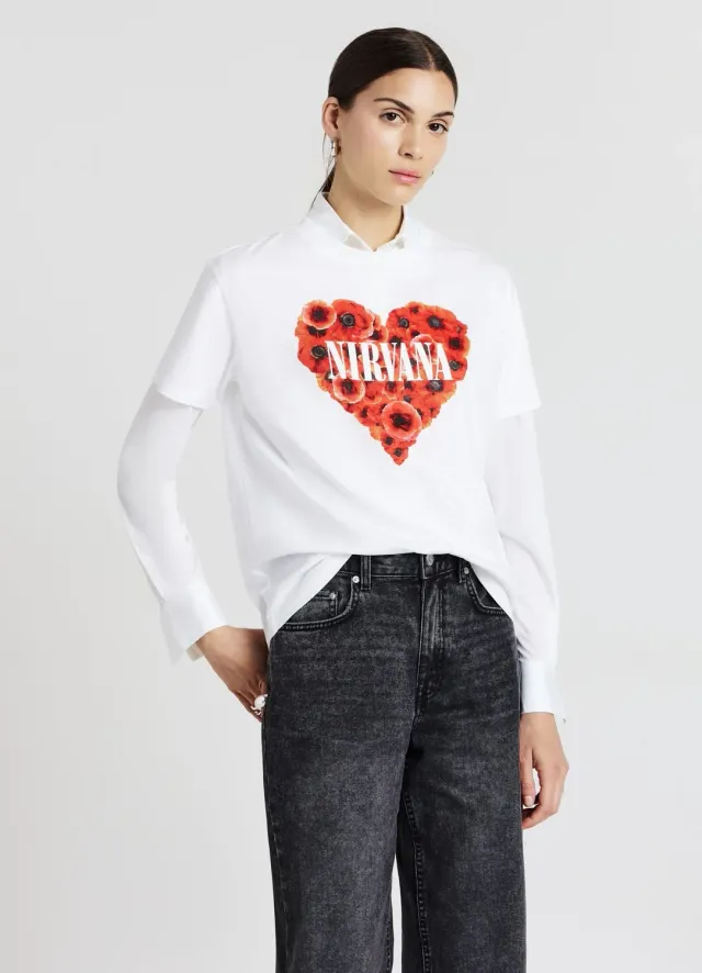 Calliope Nirvana t-shirt femme coton