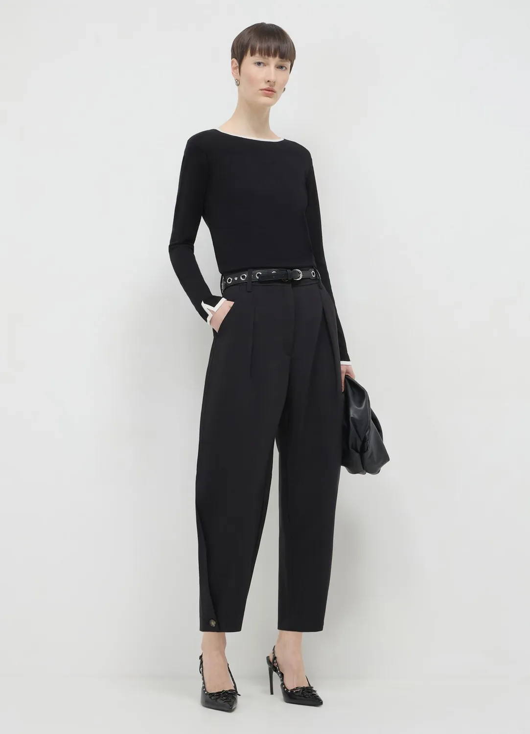 Calliope pantalon barrel fit femme poches