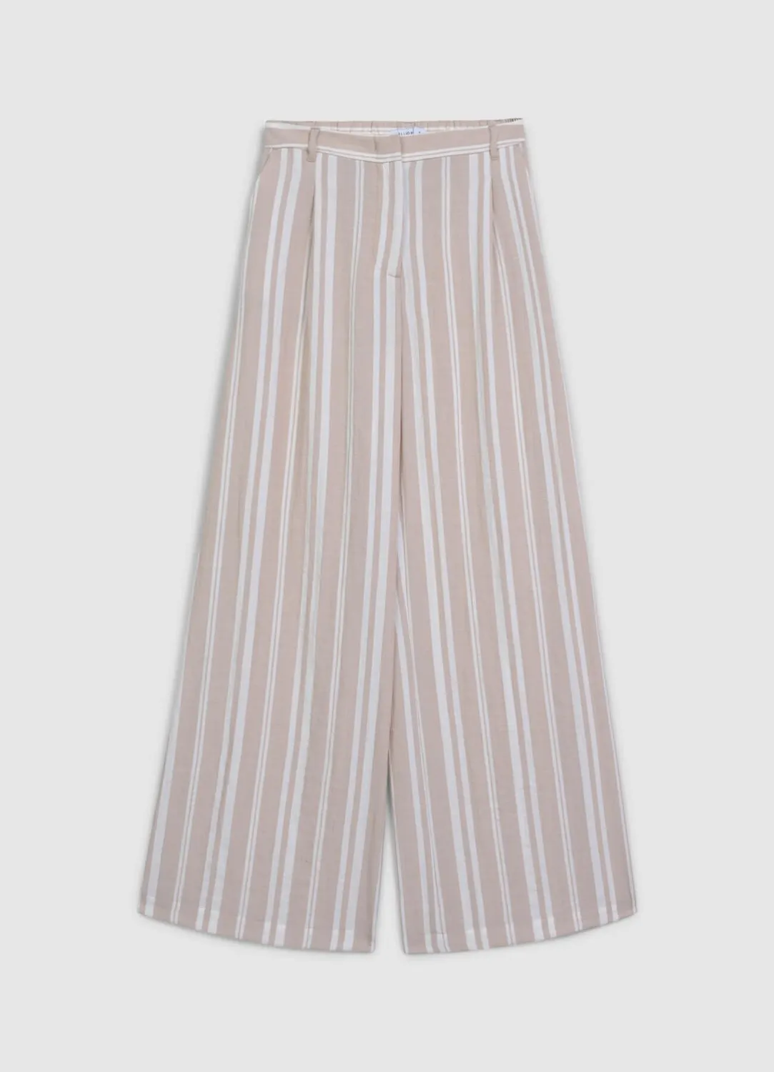 Calliope pantalon palazzo femme rayé regular