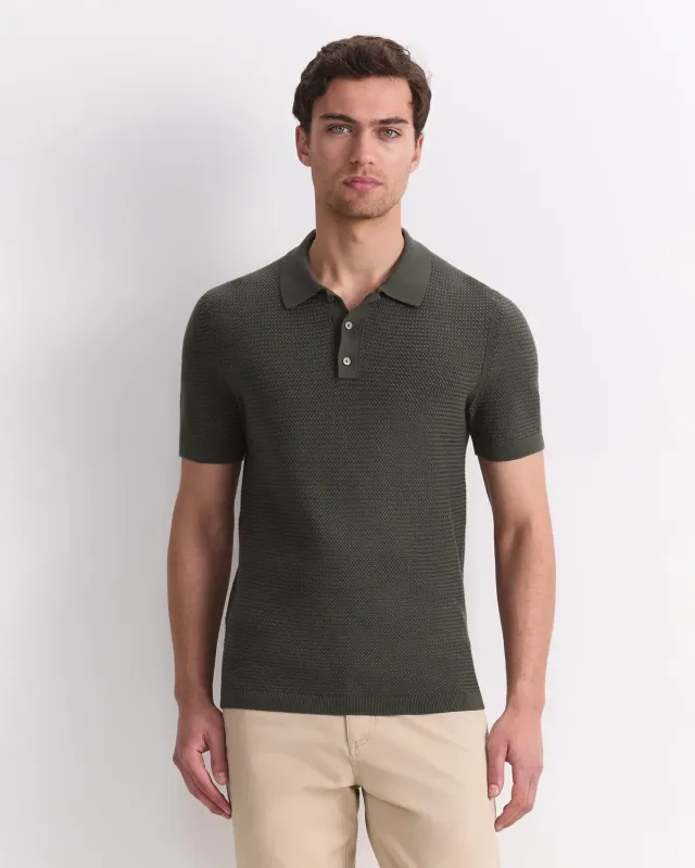 Sportscraft Alec polo maille coton manches courtes