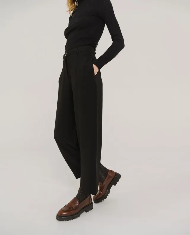 Tinsels Brando pantalon noir 7/8 taille haute