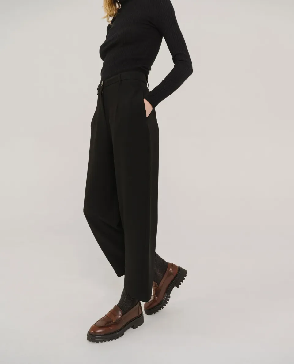 Tinsels Brando pantalon noir 7/8 taille haute
