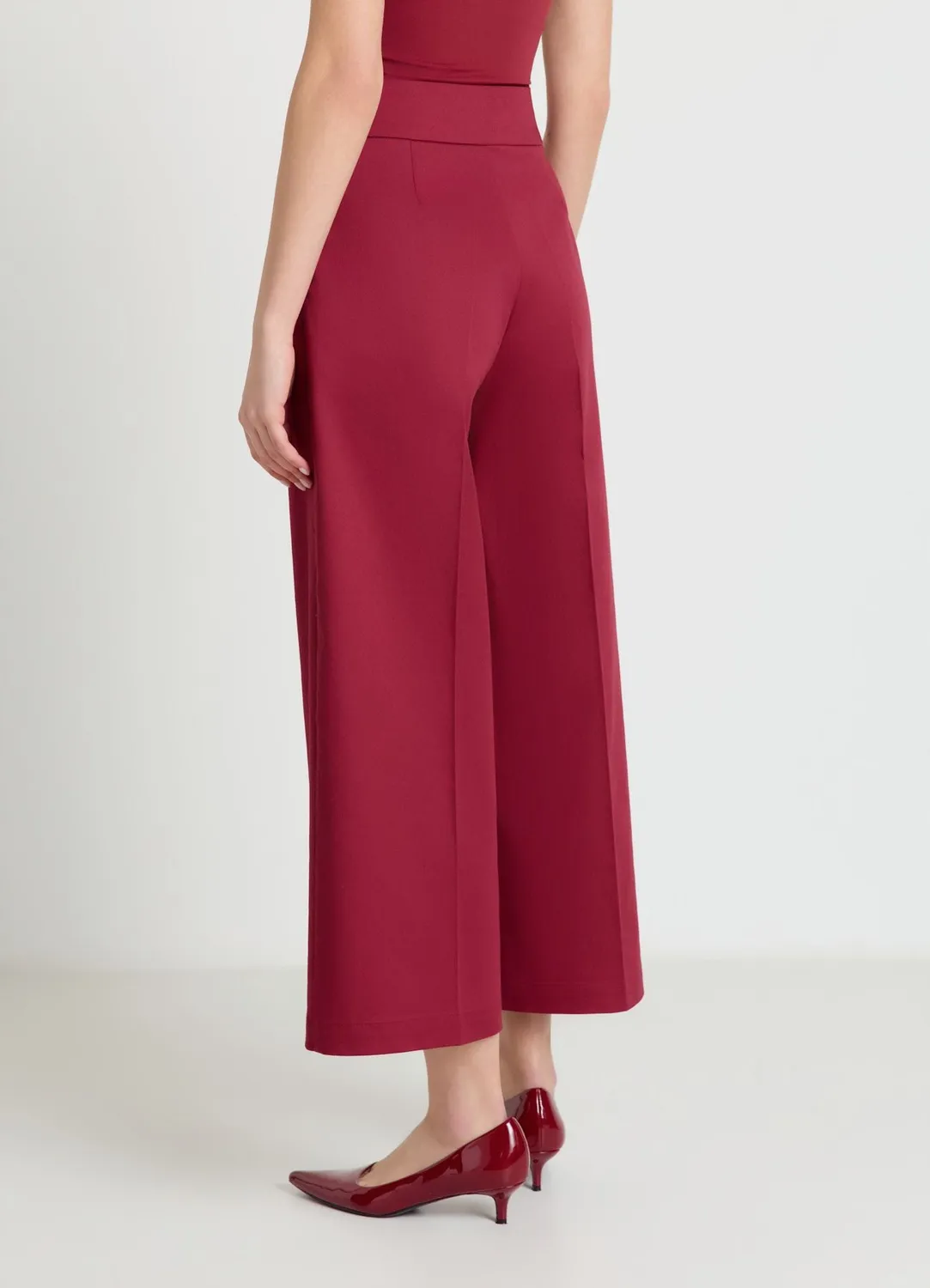 Calliope pantalon culotte large femme taille haute