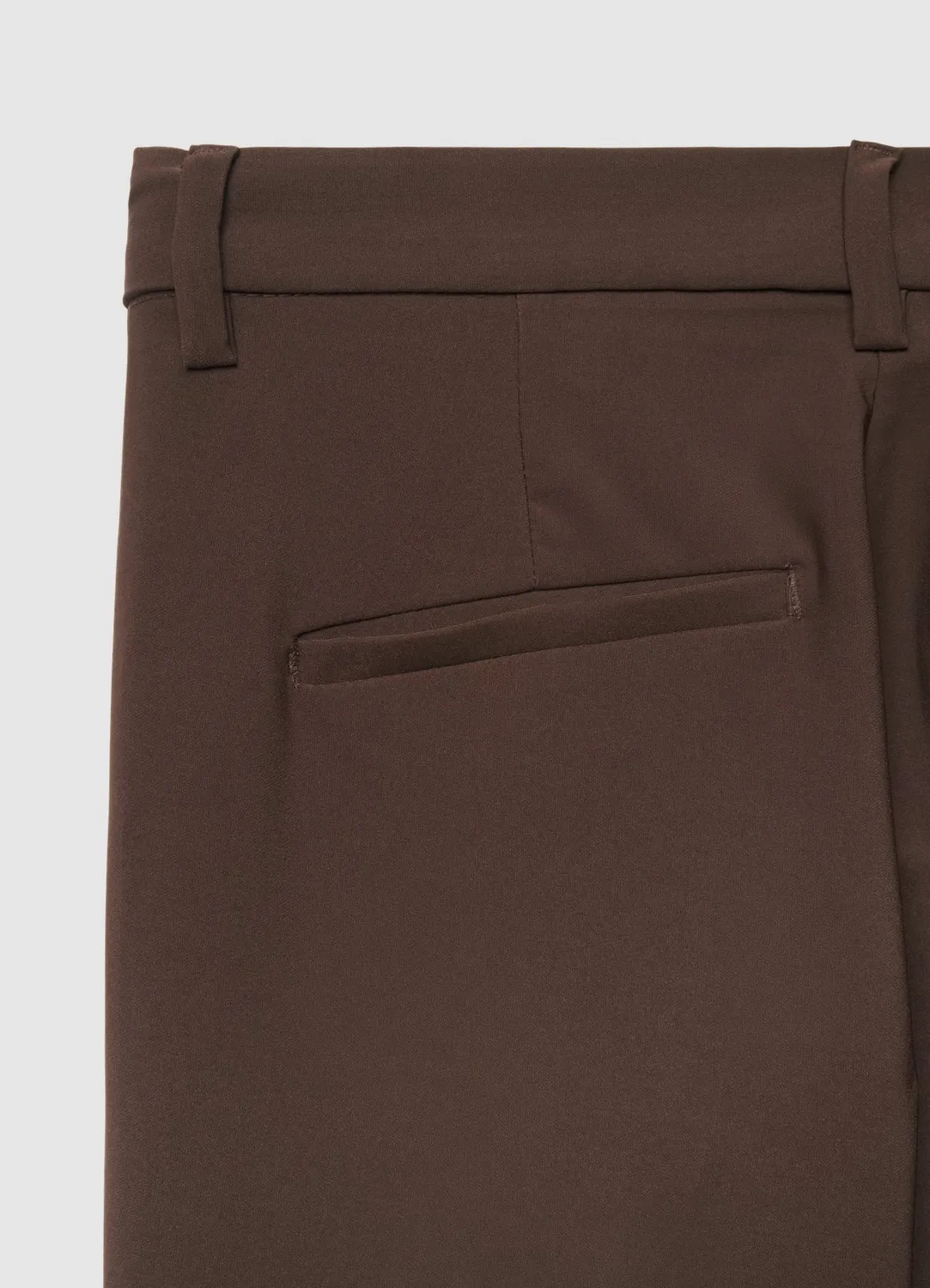 Calliope Flare pantalon femme uni taille moyenne