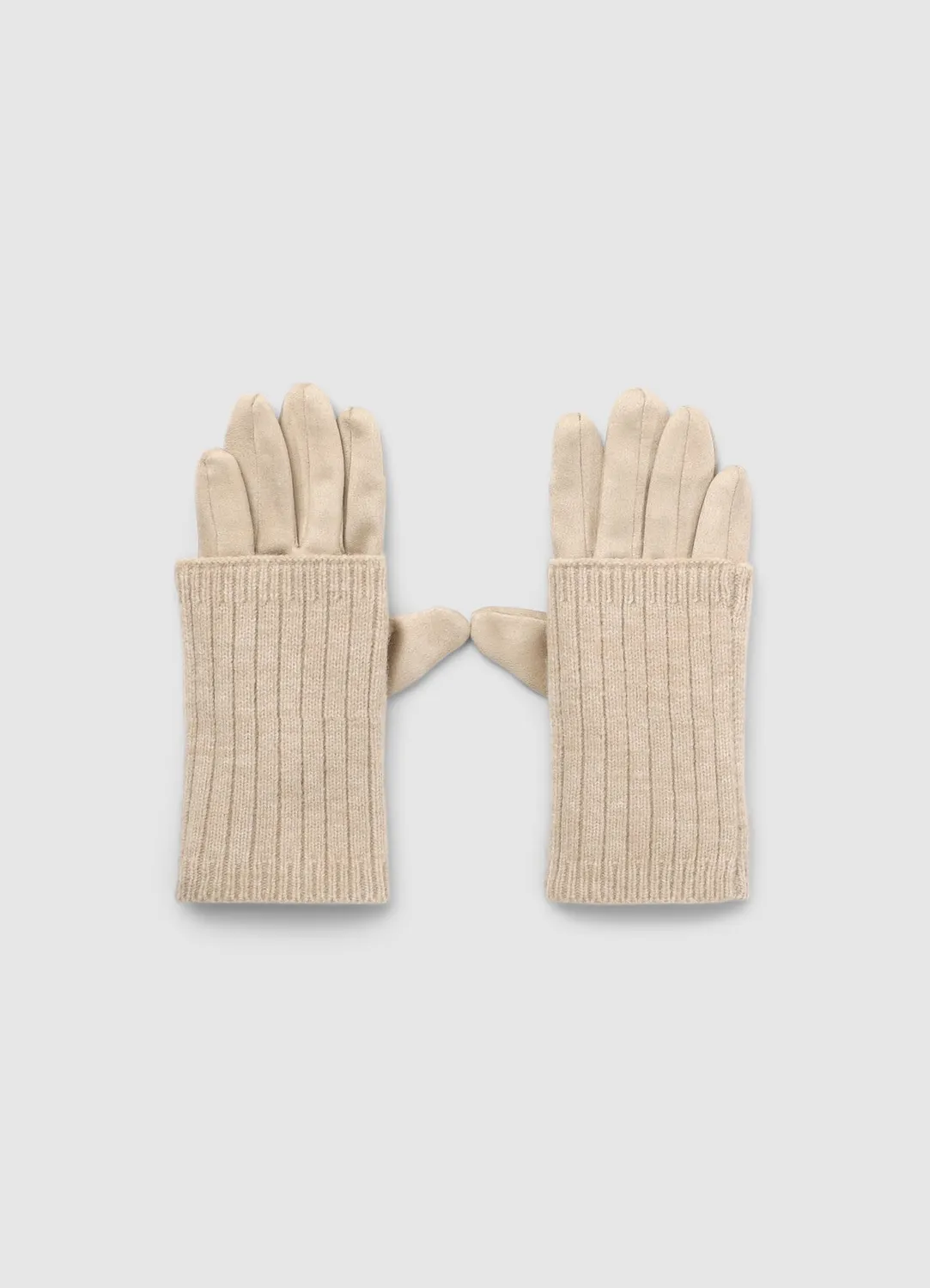 Calliope gants moufles femme côtes hiver