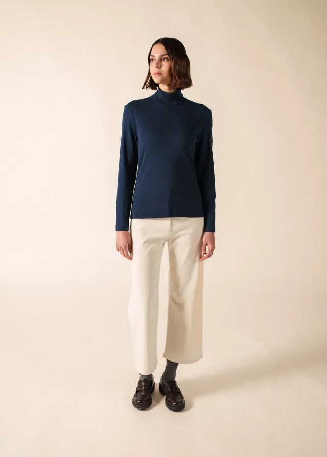 Saint James Célina sous-pull marine coton