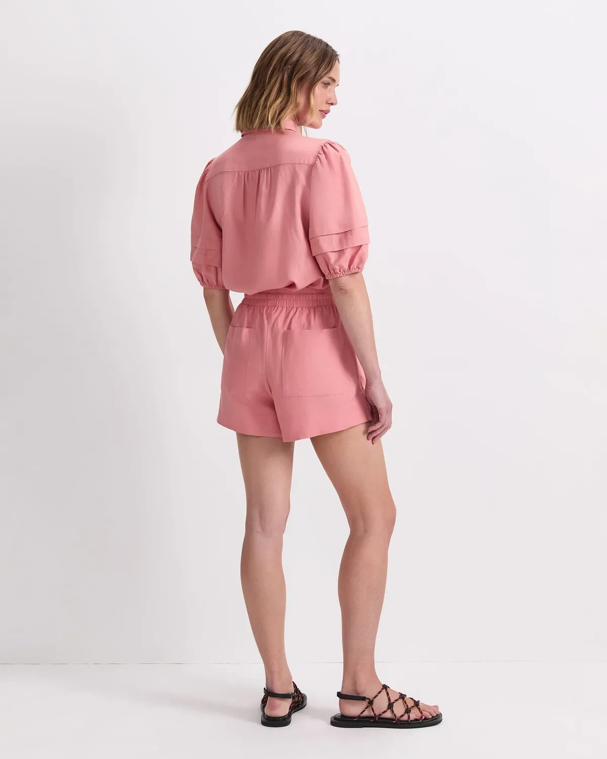 Sportscraft Lola short coton lin femme