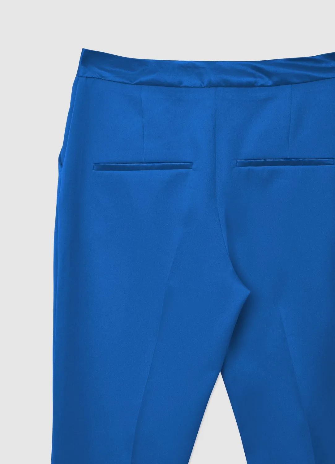Calliope pantalon femme patte bande satin