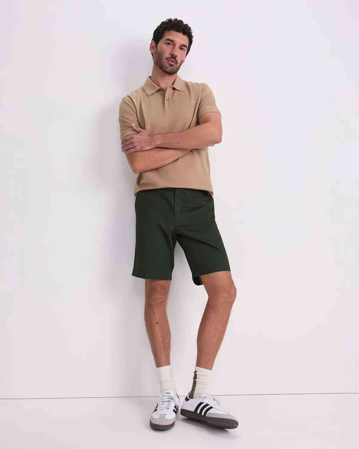 SportsCraft Classic Short homme coton longueur genou