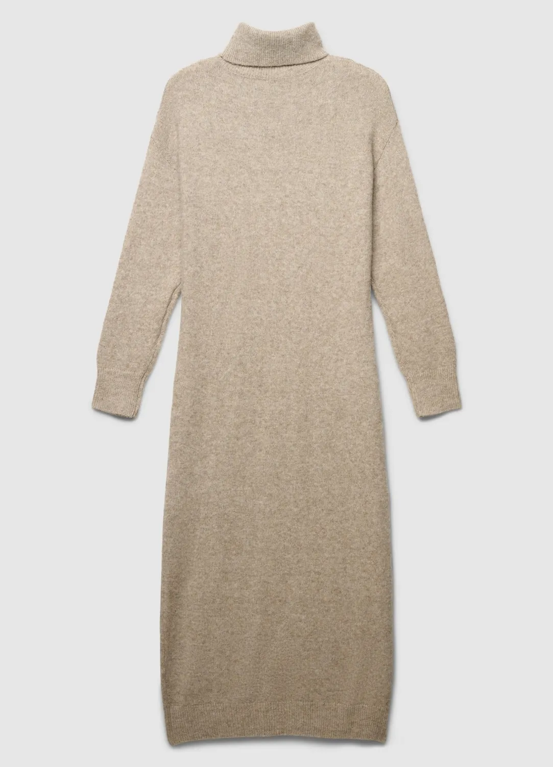 Calliope robe col roulé maille femme midi
