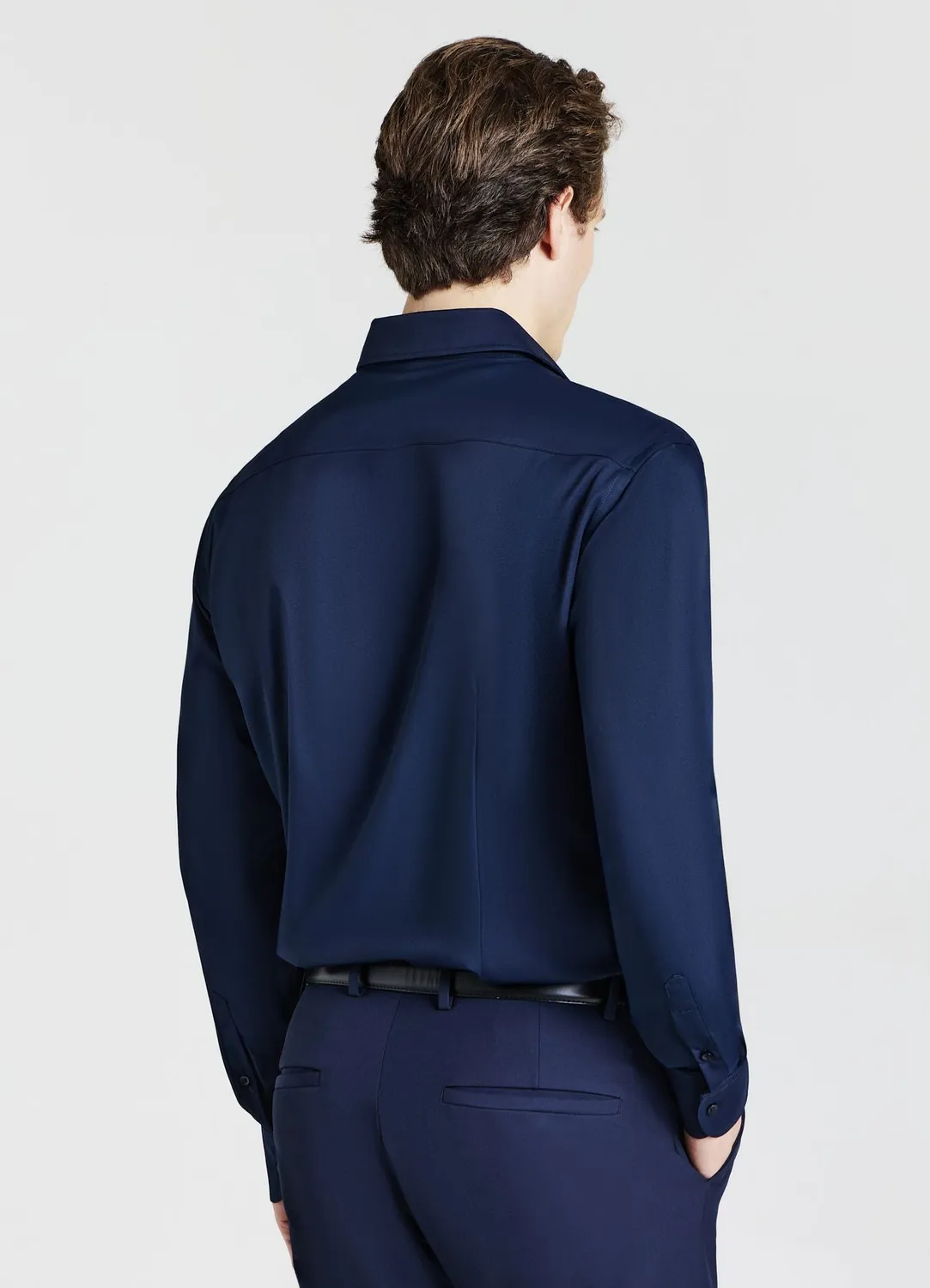 Calliope chemise unie homme manches longues