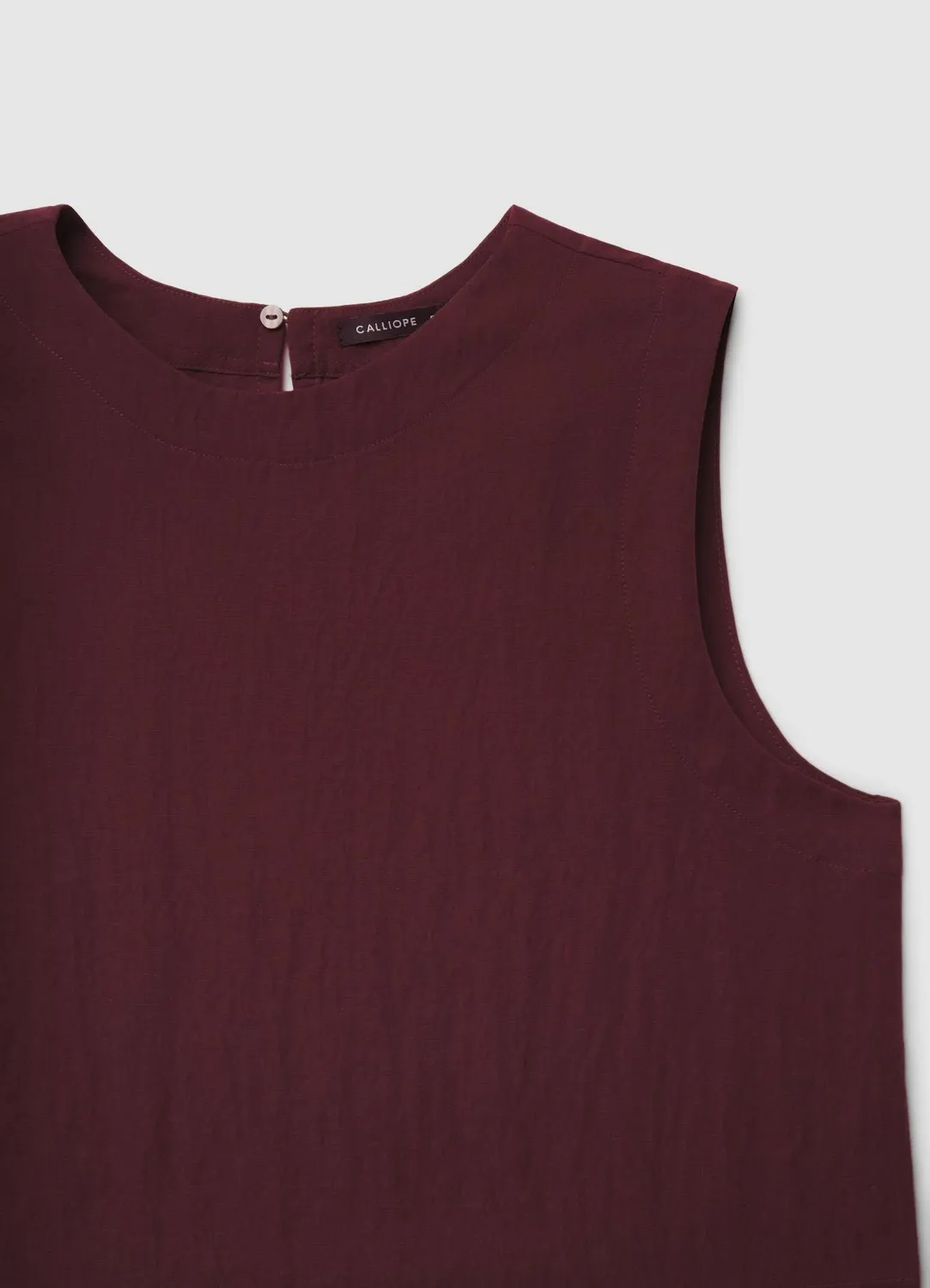 Calliope blouse sans manches unie femme bureau