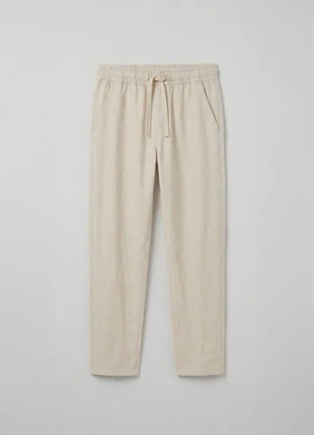 Calliope Pantalon jogger chino garçon uni cordon