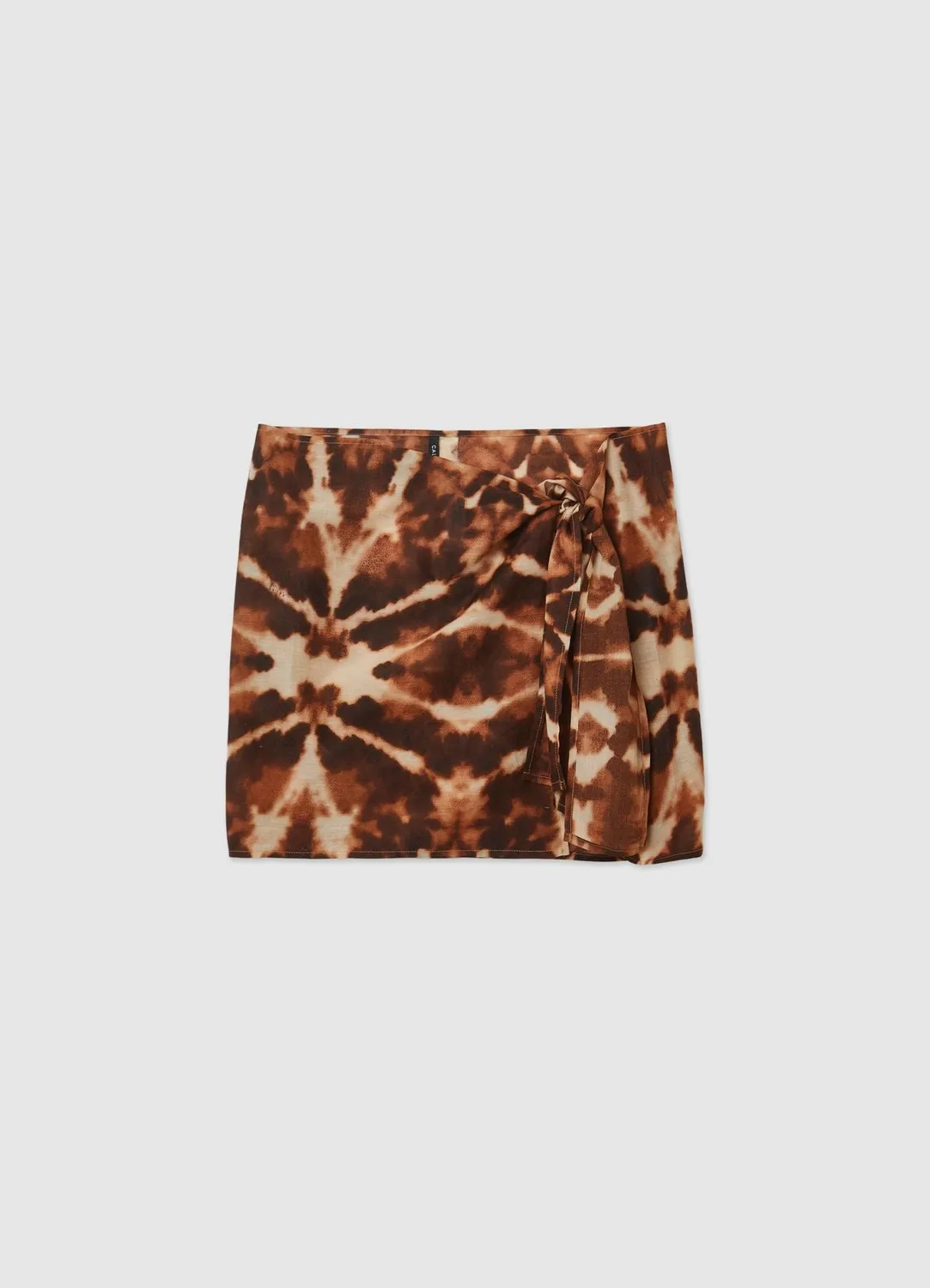 Calliope Tie-Dye paréo court femme à nouer taille unique