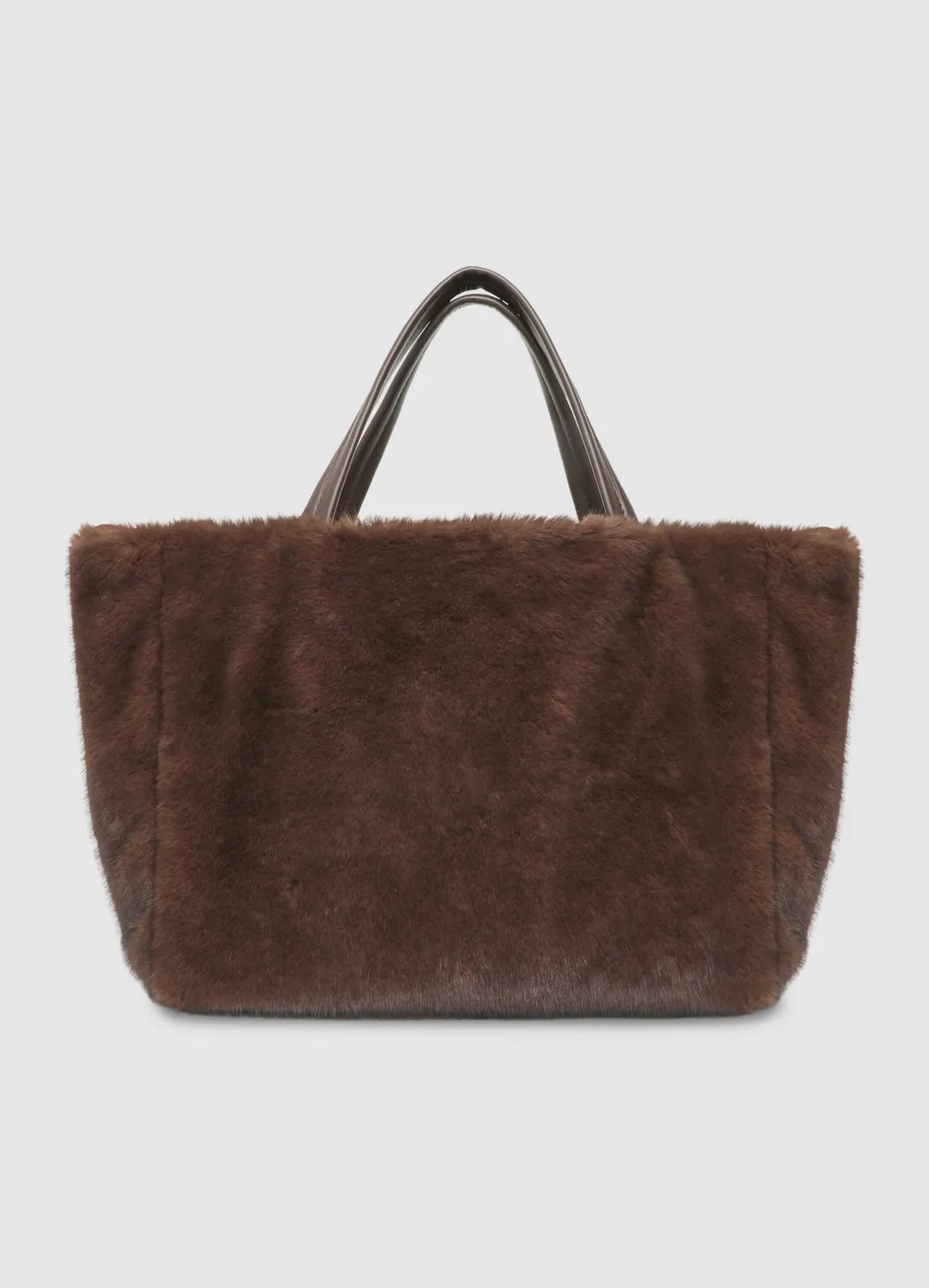 Calliope Shopper Rectangulaire sac cabas effet poil TU