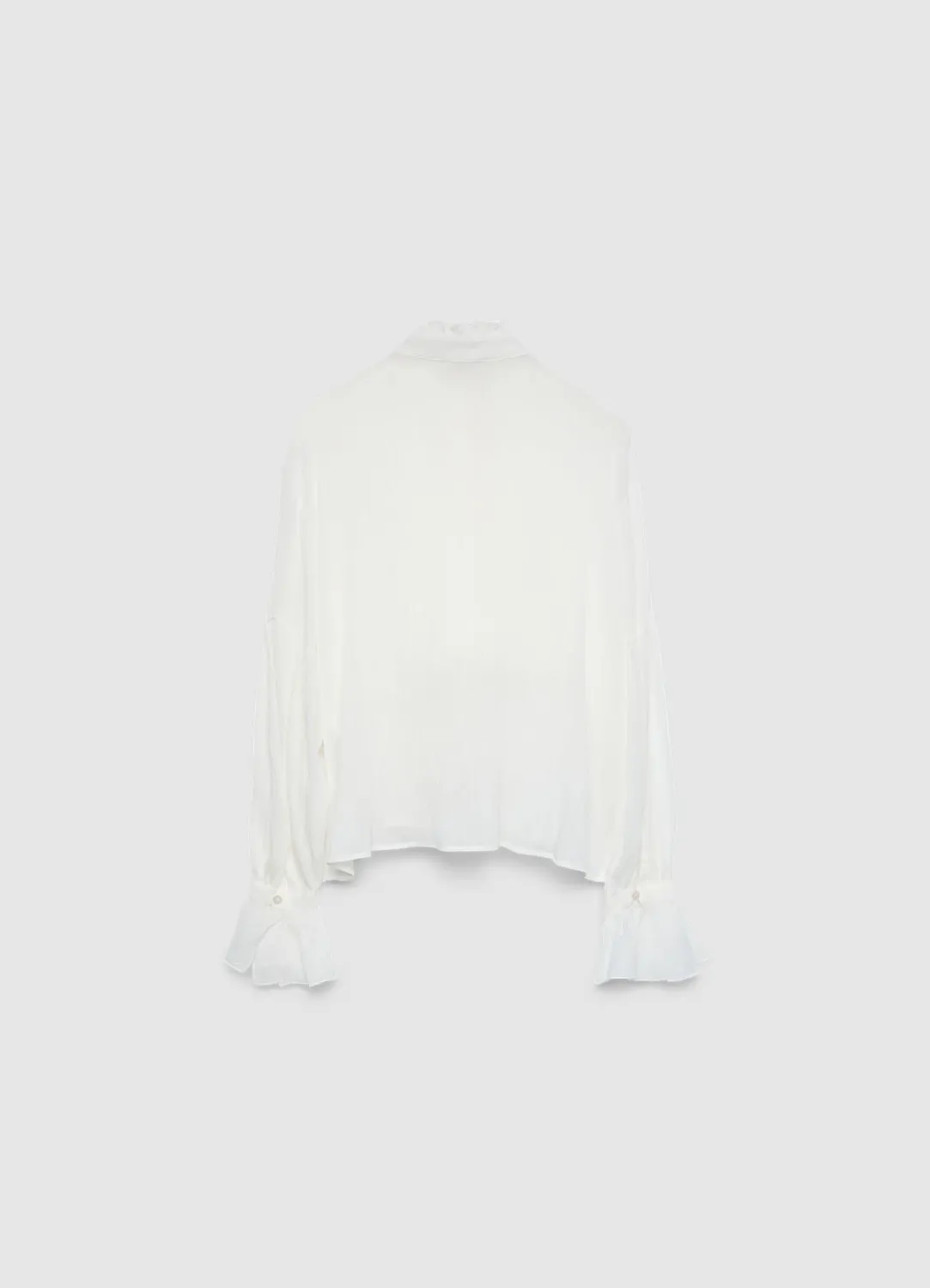 Calliope chemise volants col montant femme