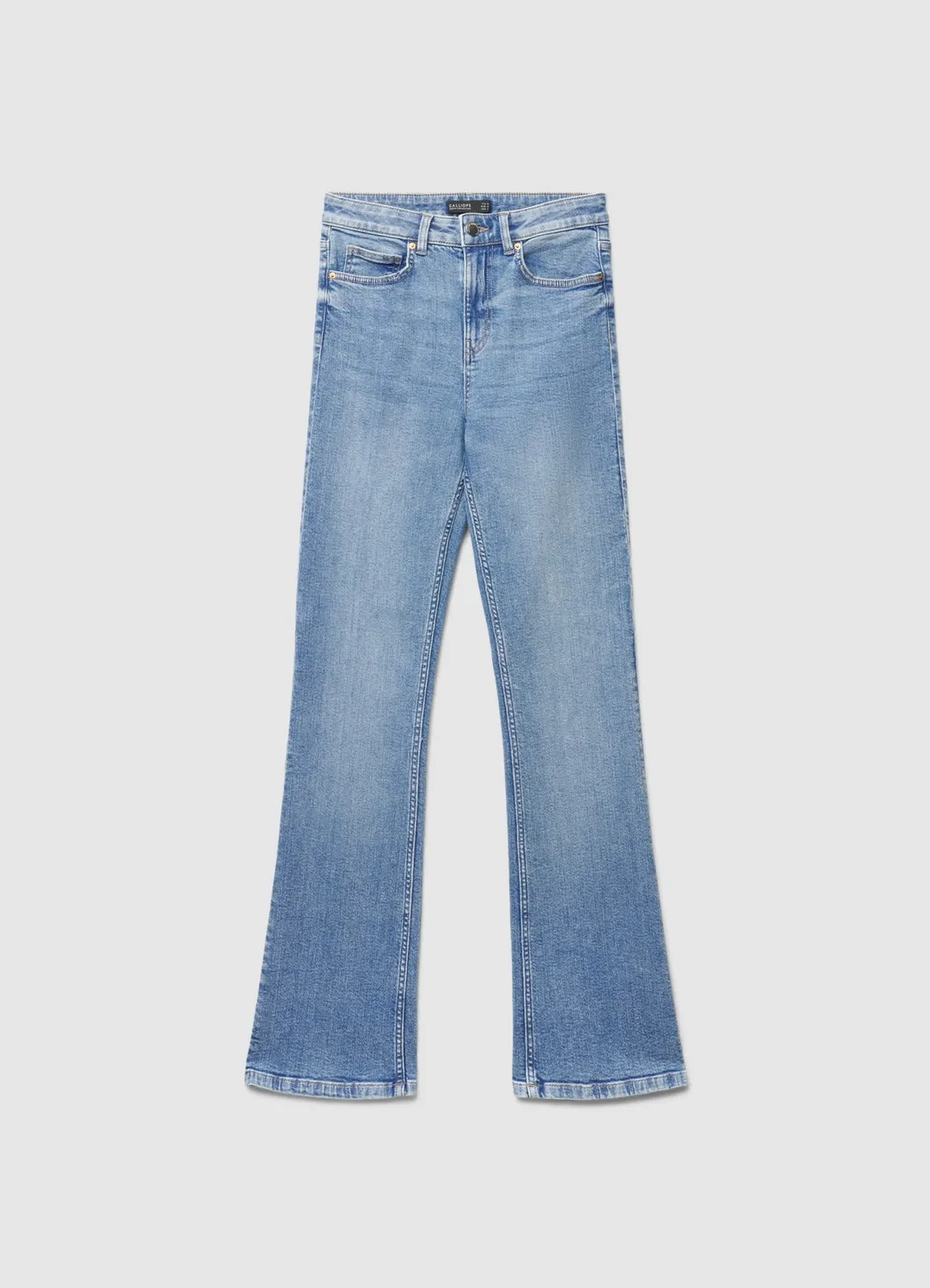 Calliope Jean bootcut femme taille mi-haute long