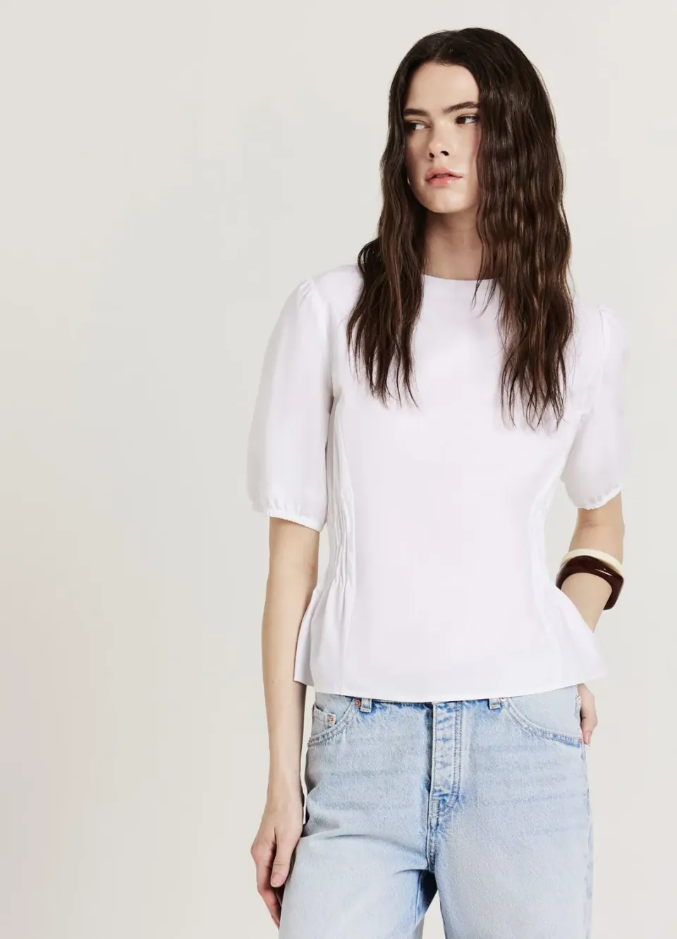 Calliope Chemise point smock femme S coton