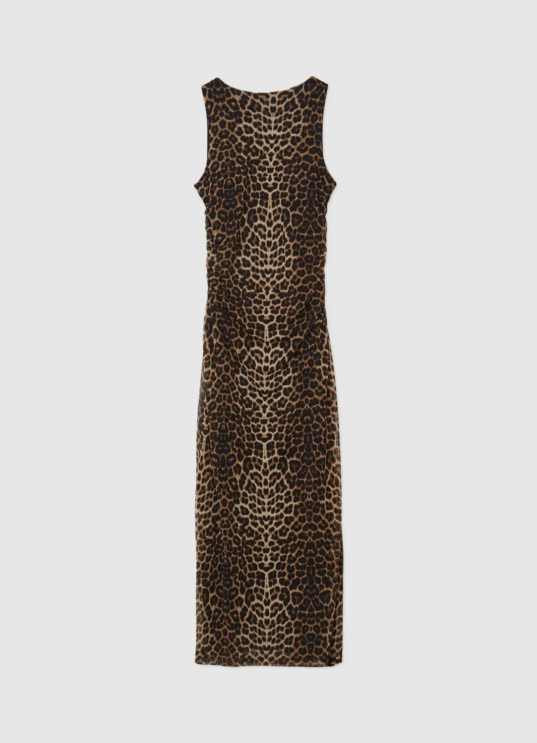 Calliope robe longue animalier sans manches femme