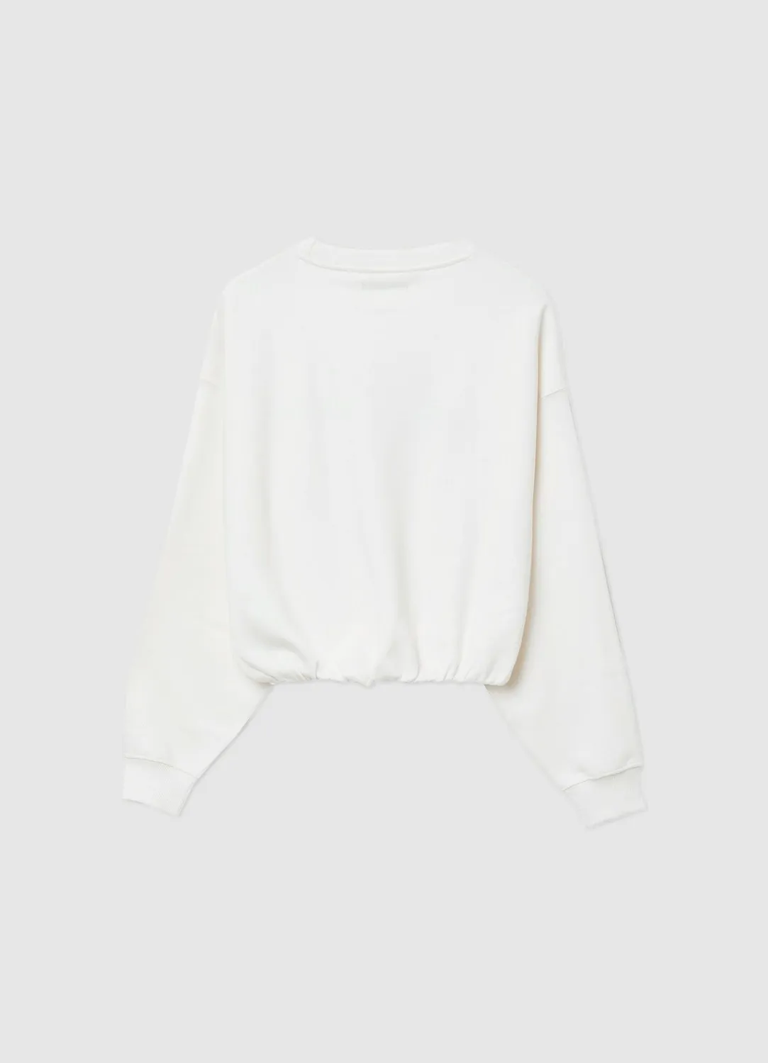 Calliope sweat écriture brodée femme col rond