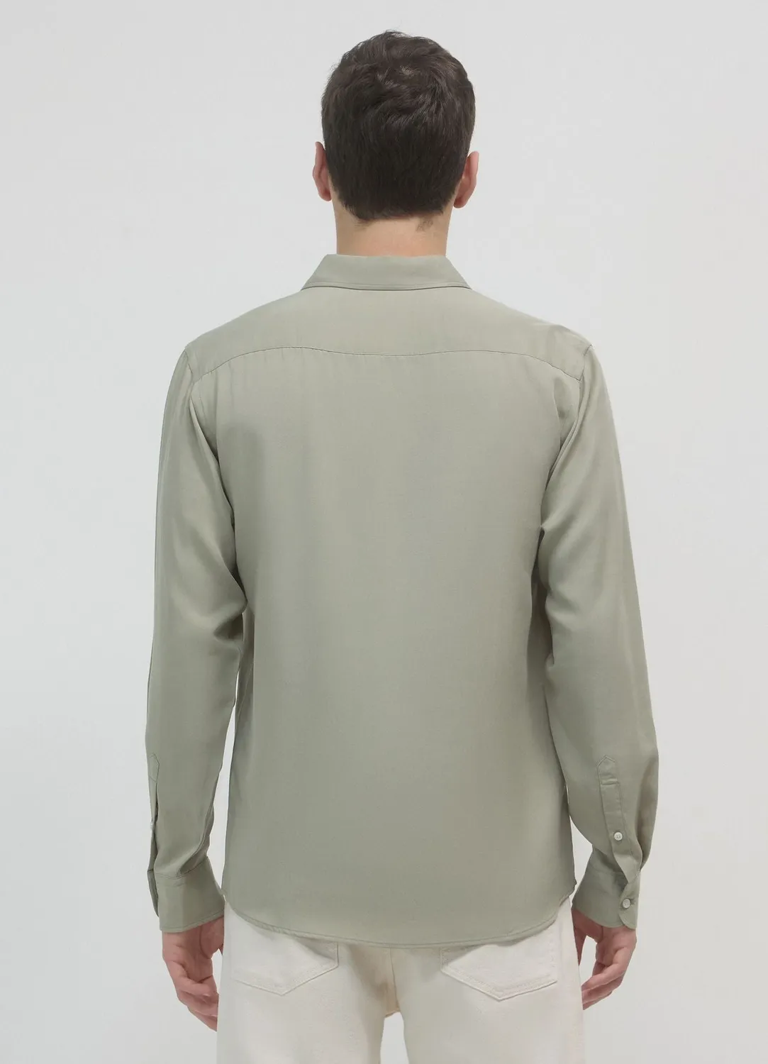 Calliope chemise homme unie manches longues regular